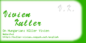 vivien kuller business card